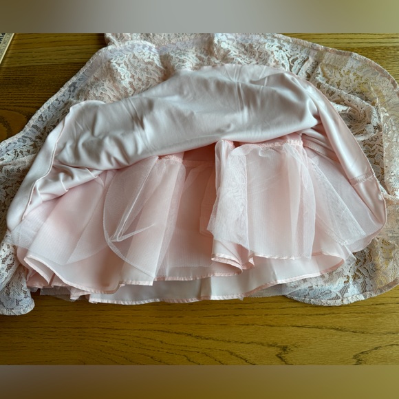 NWOT Sequin Hearts Juniors Women’s Size 3 Pink Silver Dress Mesh Rhinestone Back - Picture 8 of 11